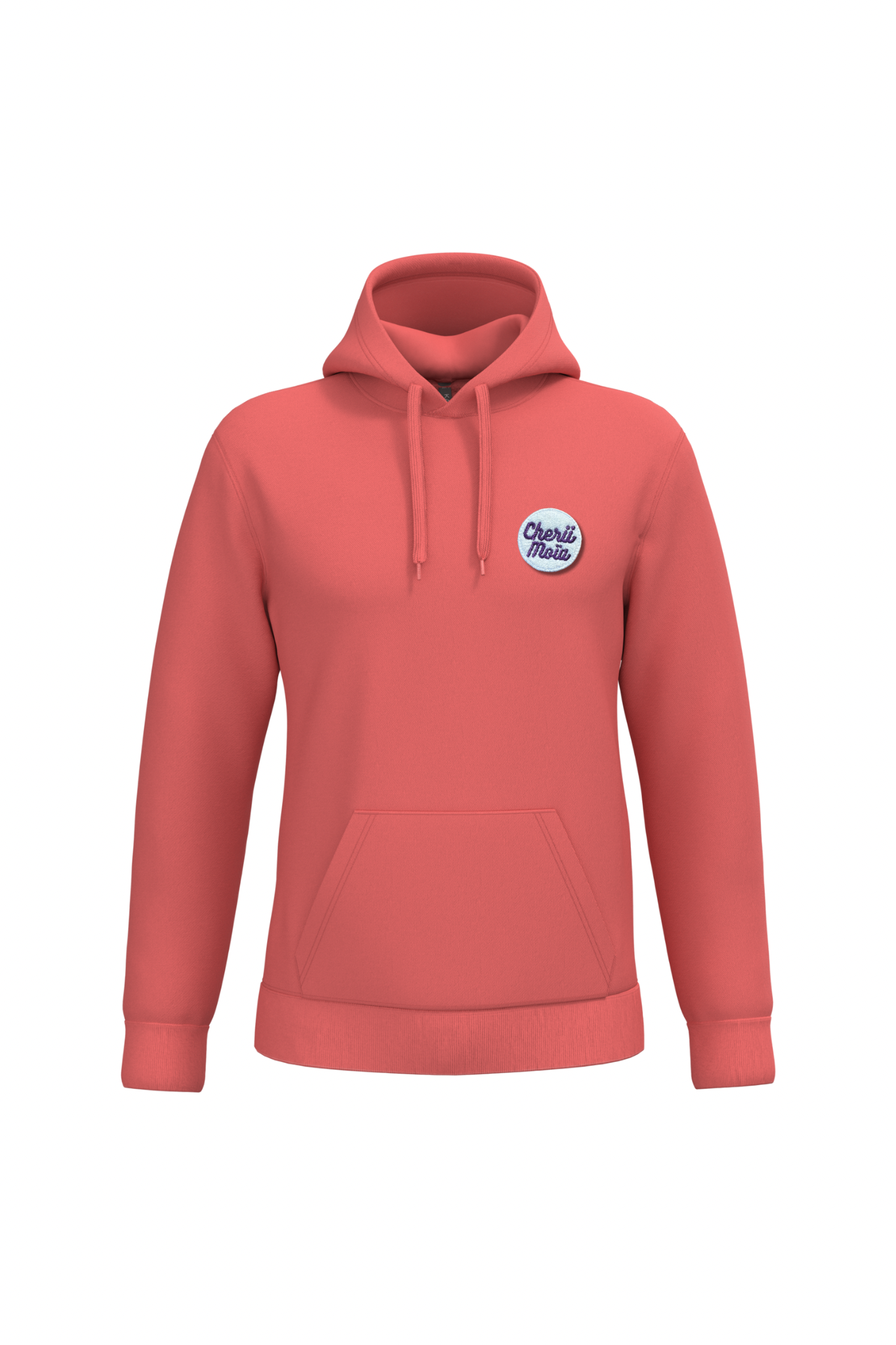 Sweat à capuche Corail Personnalisable - Cherii Moïa