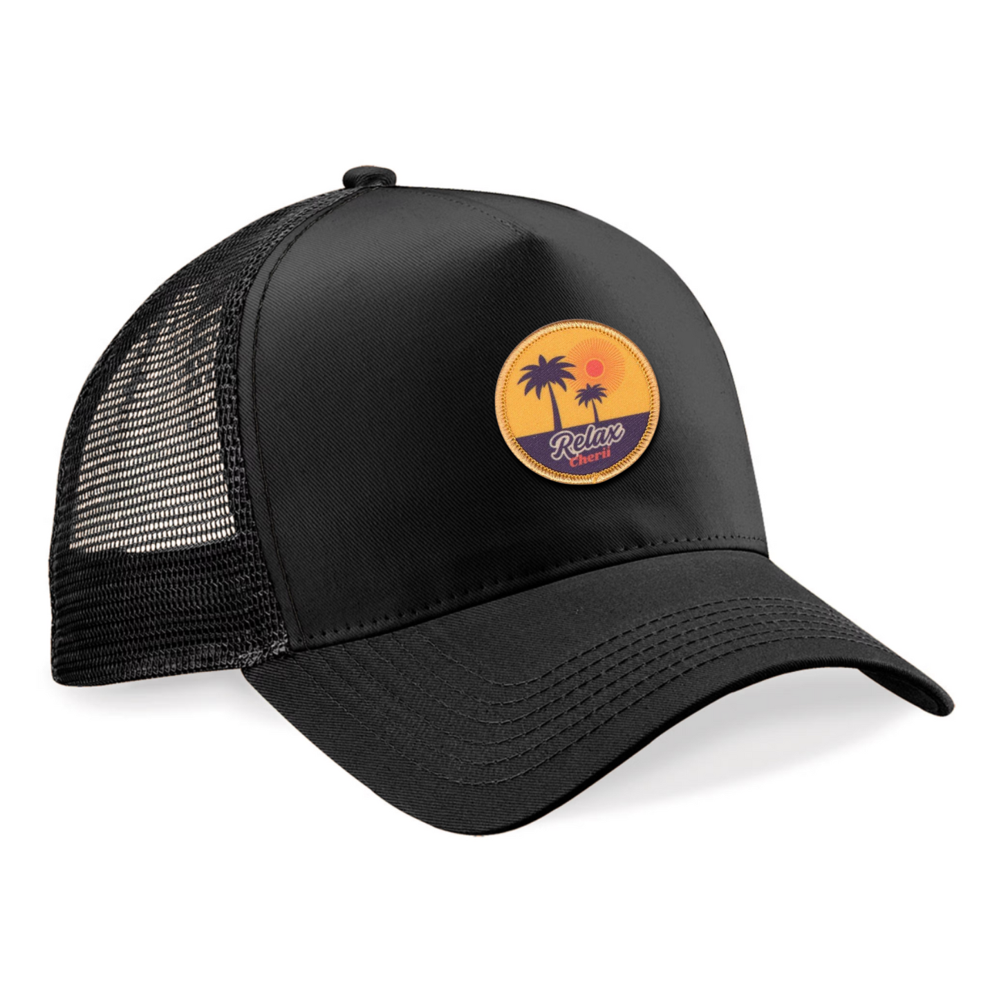 Casquette enfant avec écusson interchangeable