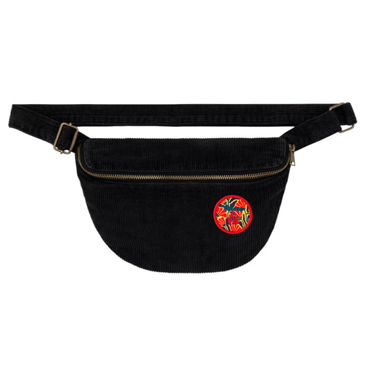 Banane en Velours Côtelé — noir