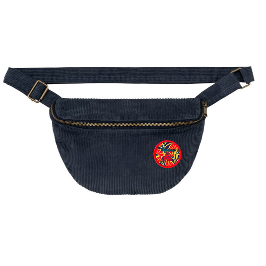 Banane en Velours Côtelé — bleu nuit