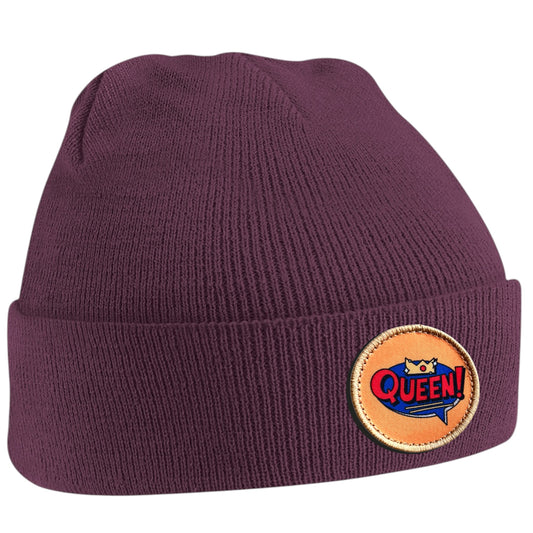 Bonnet Original à revers - prune