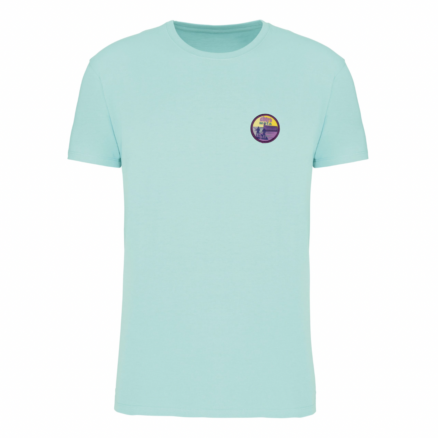 T-shirt col rond unisexe personnalisable - Menthe