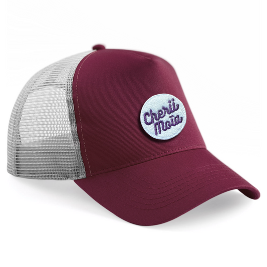 Casquette adulte avec écusson interchangeable