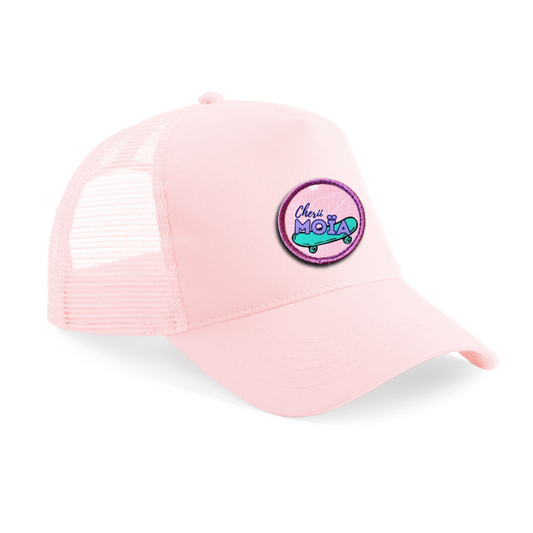 Casquette enfant avec écusson interchangeable