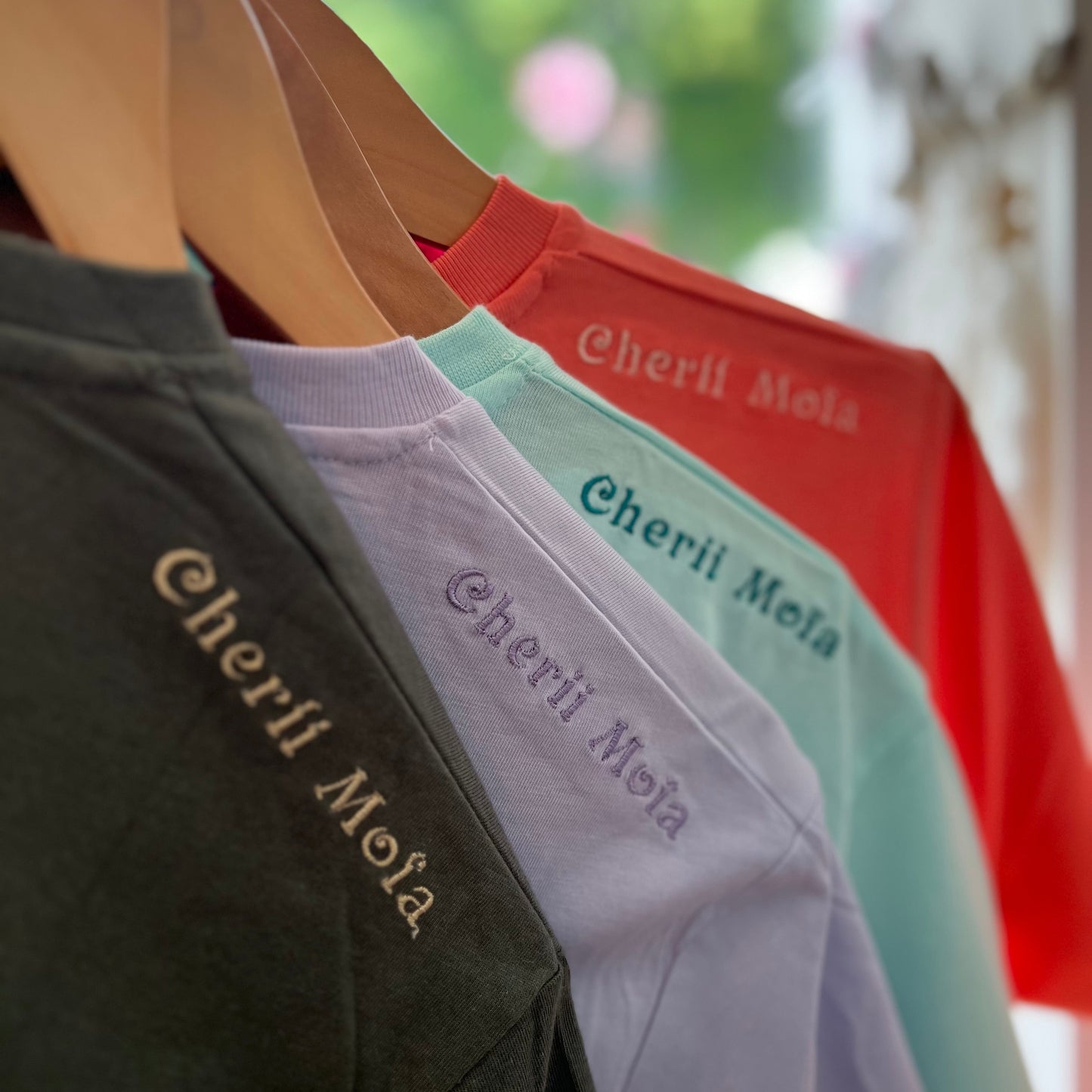 T-shirt col rond unisexe personnalisable - Parme